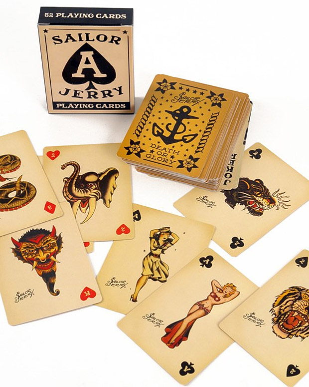Sailor Jerry Playing Cards. Sailor Jerry was the godfather of classic tattoo 